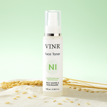 Vinr Niacinamide & Rice Water Toner | Pore-Refining, Brightening & Oil-Control | Alcohol-Free | 100 ml