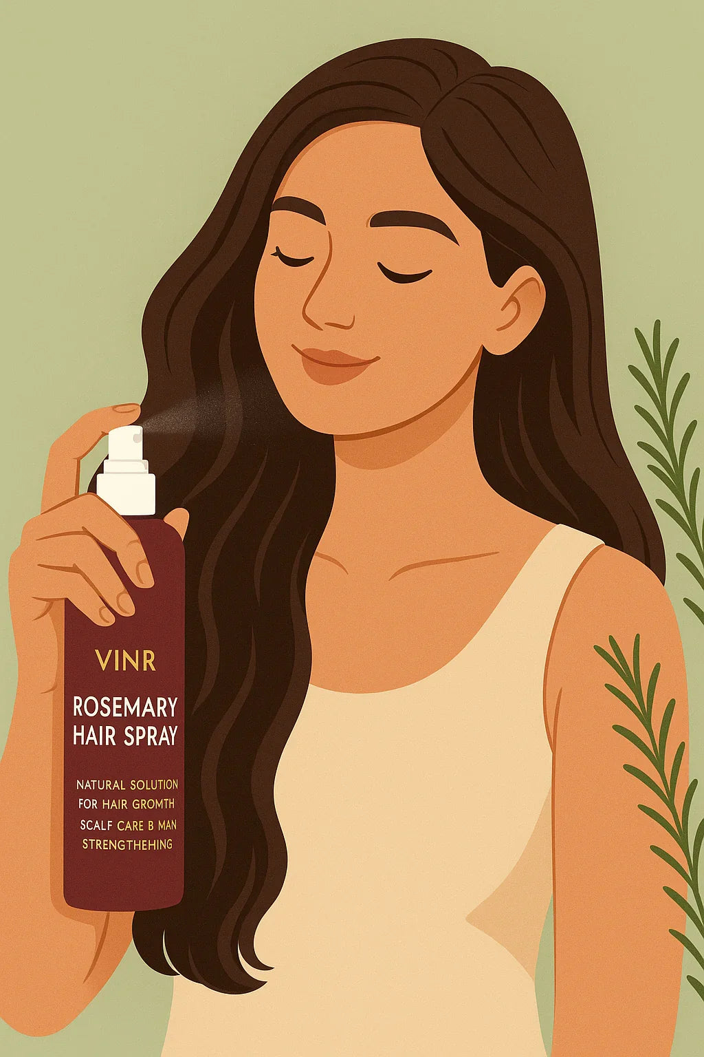 Rosemary Hair Spray: Natural Solution for Hair Growth, Scalp Care &amp; Hair Strengthening