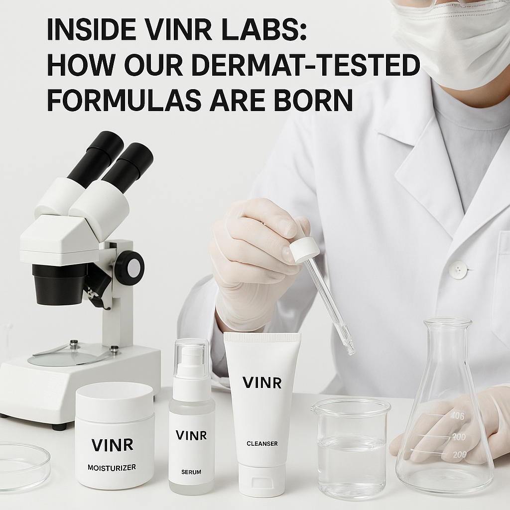 🔬 Inside VINR Labs: How Our Dermat-Tested Formulas Are Born