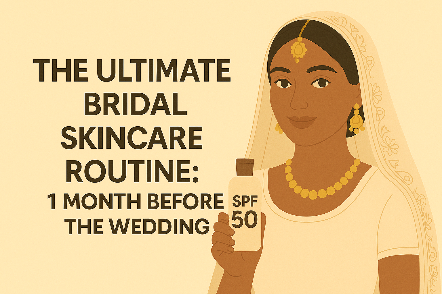 👰 The Ultimate Bridal Skincare Routine: 1 Month Before the Wedding