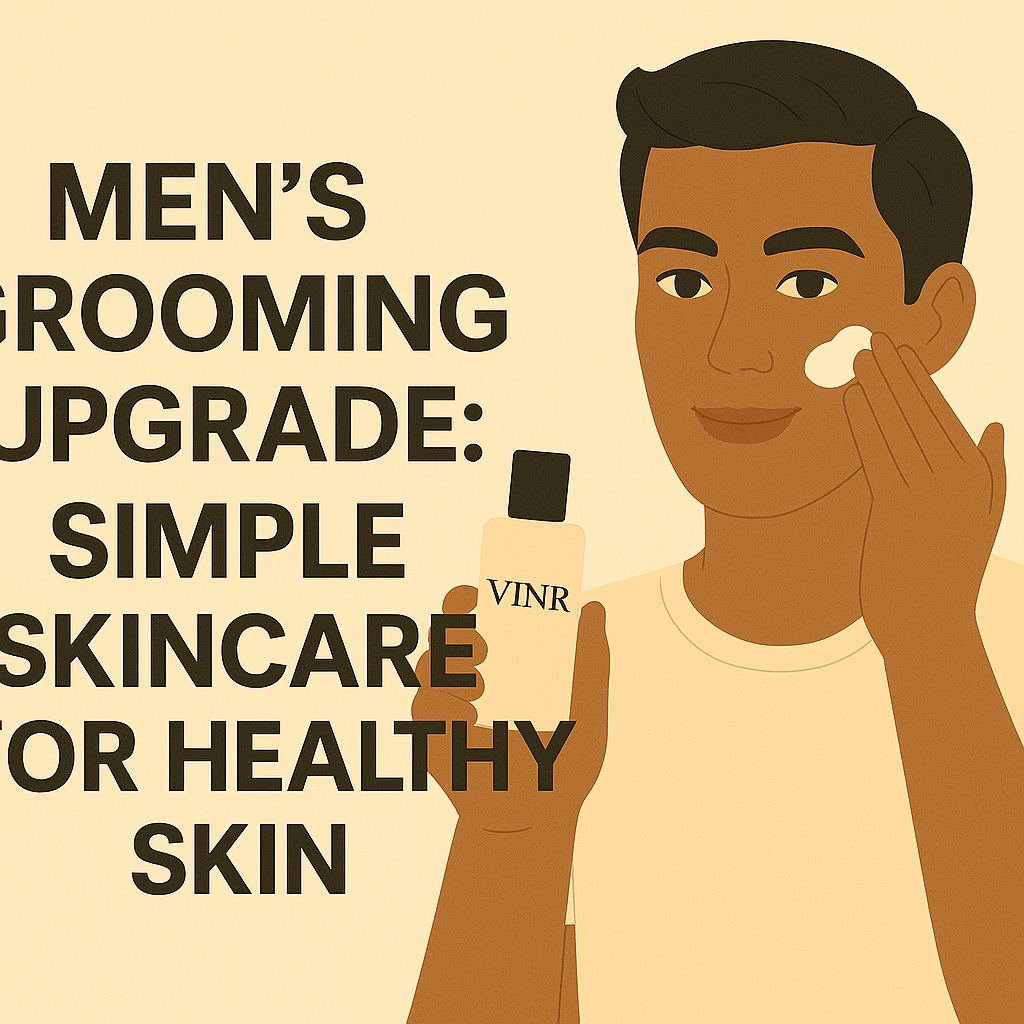 👨 Men’s Grooming Upgrade: Simple Skincare for Healthy Skin