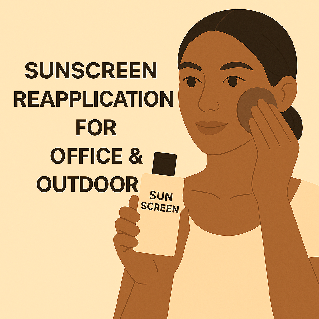 ☀️ Sunscreen Reapplication Hacks for Office & Outdoors