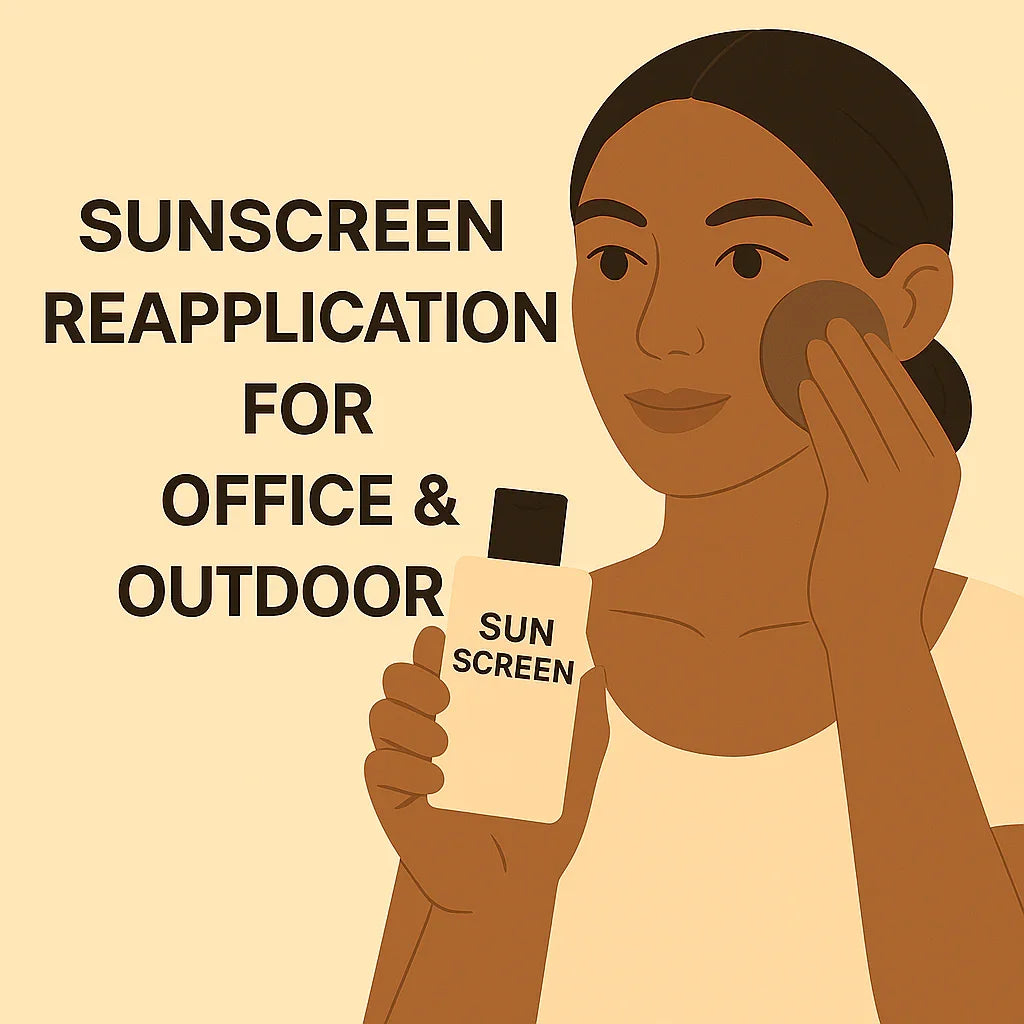 ☀️ Sunscreen Reapplication Hacks for Office & Outdoors