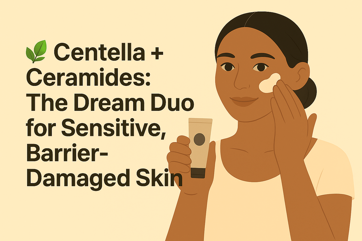 🌿 Ceramides: The Dream Duo for Sensitive, Barrier-Damaged Skin