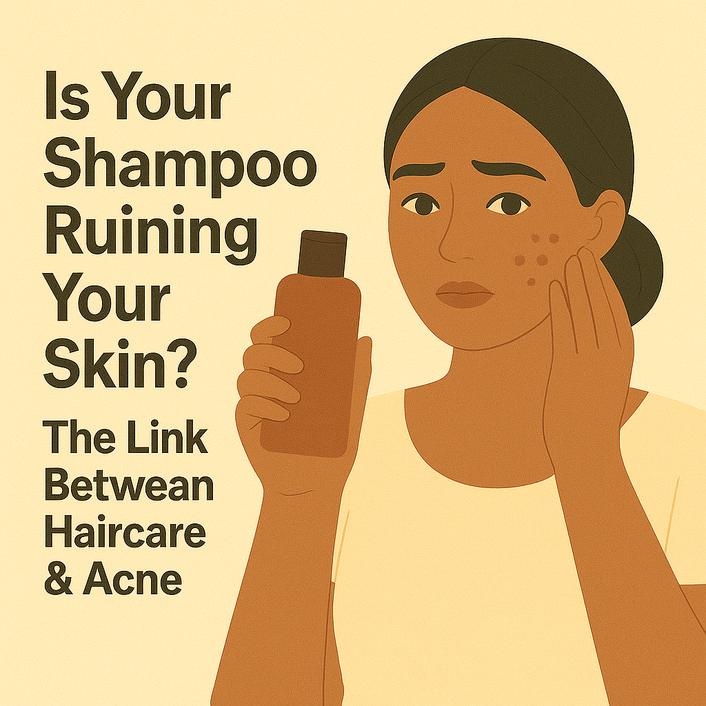 🧴 Is Your Shampoo Ruining Your Skin? The Link Between Haircare & Acne