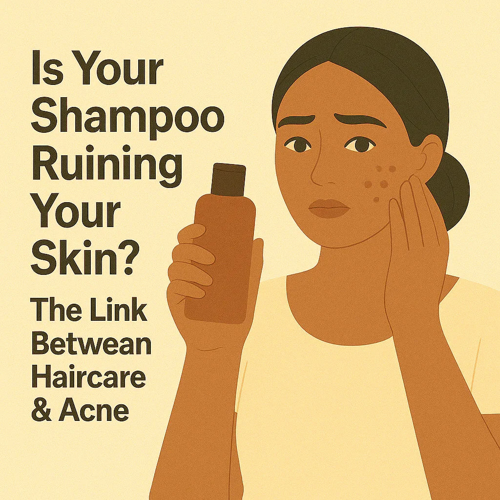 🧴 Is Your Shampoo Ruining Your Skin? The Link Between Haircare & Acne