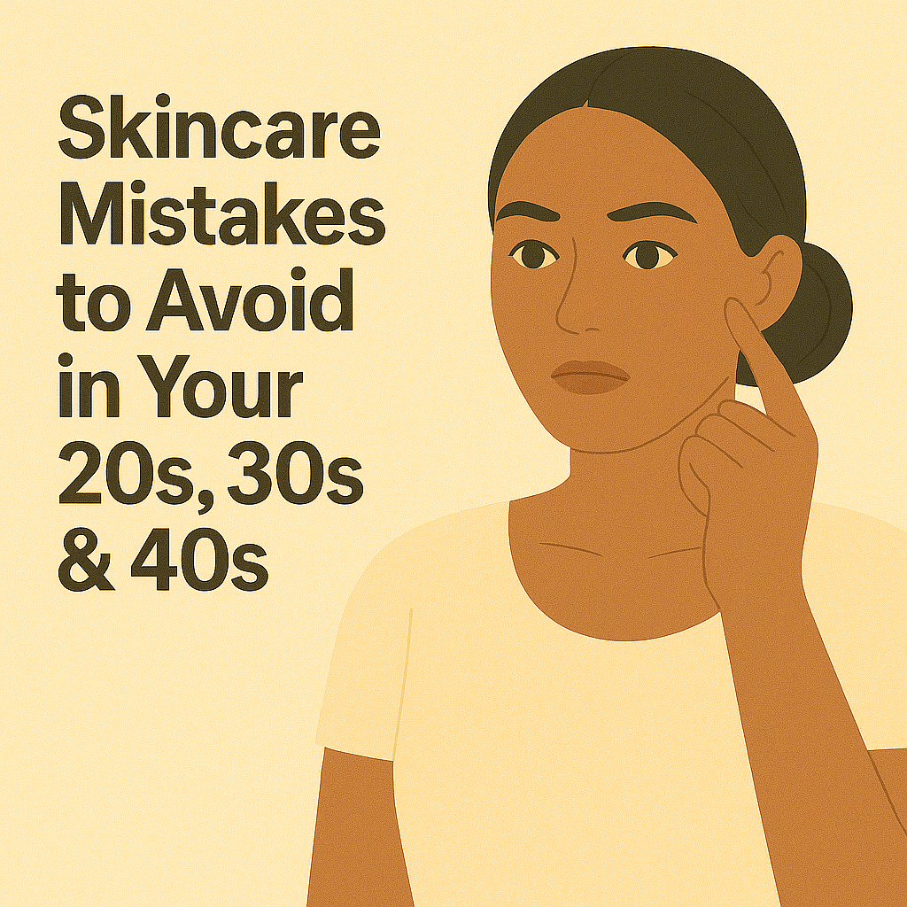 🌟 Skincare Mistakes to Avoid in Your 20s, 30s & 40s