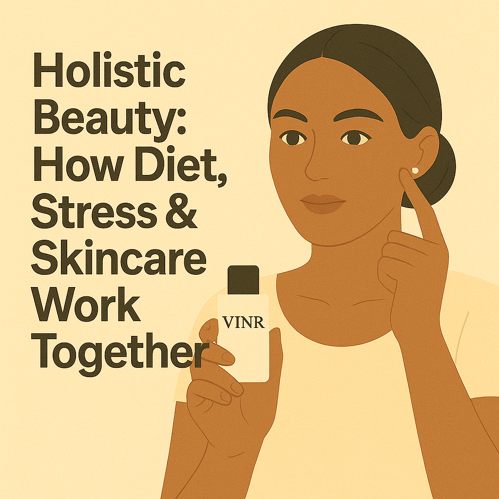 🌿 Holistic Beauty: How Diet, Stress & Skincare Work Together