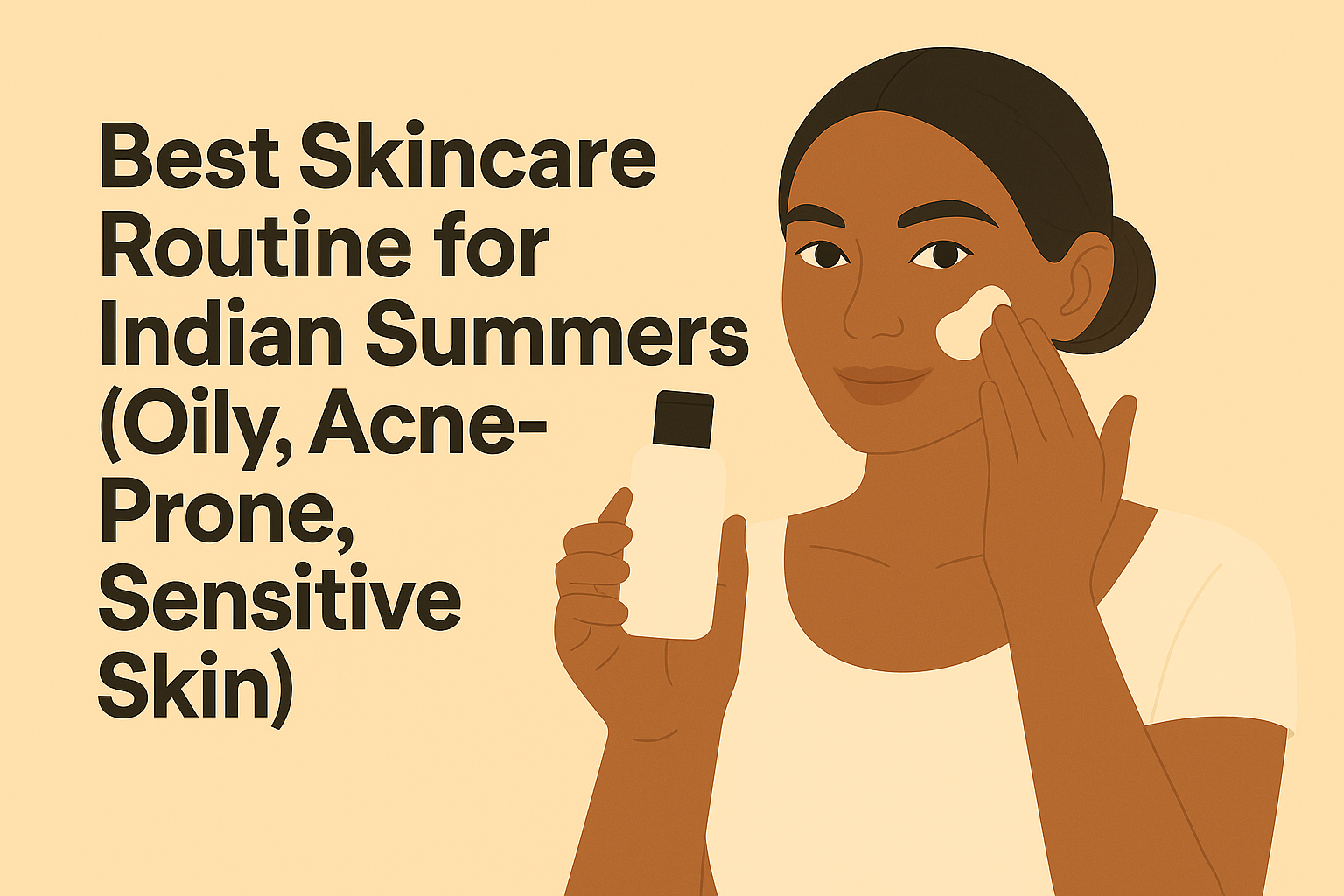 Best Skincare Routine for Indian Summers (Oily, Acne-Prone, Sensitive Skin)