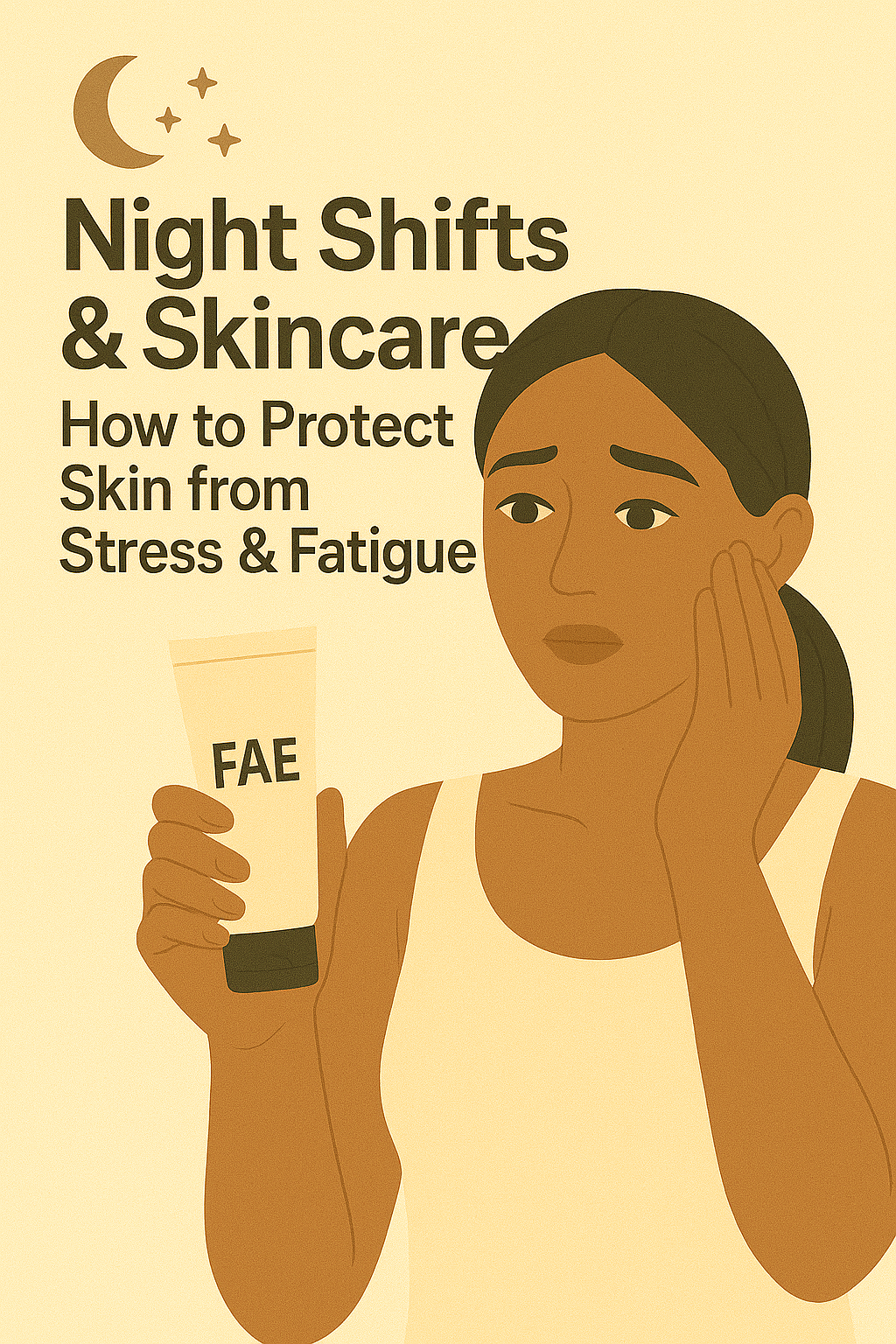 🌙 Night Shifts & Skincare: How to Protect Skin from Stress & Fatigue