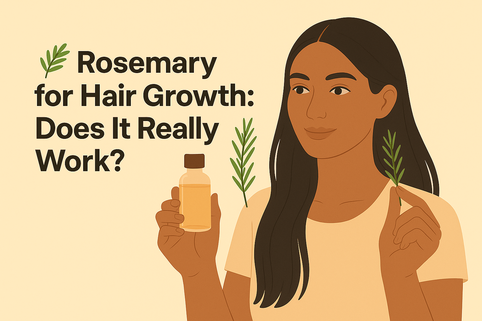 🌿 Rosemary for Hair Growth: Does It Really Work?