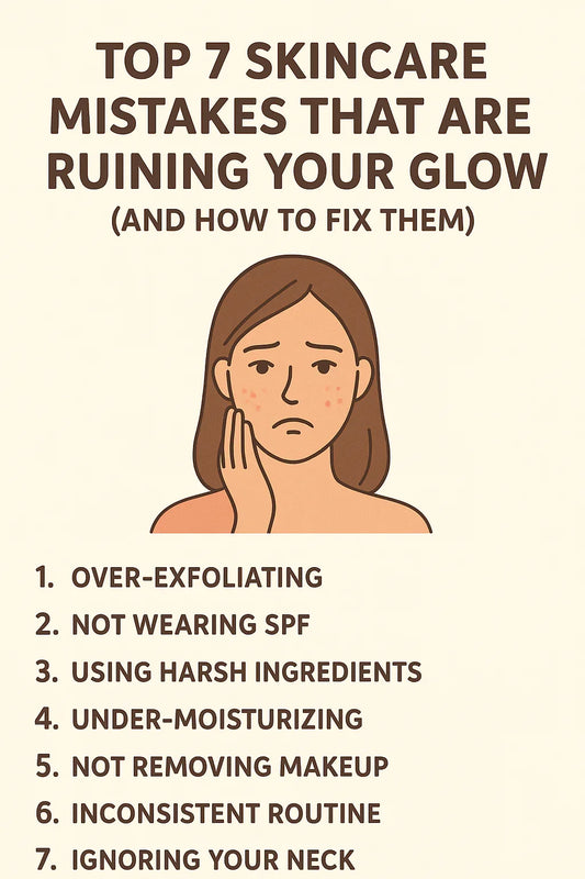 Top 7 Skincare Mistakes That Are Ruining Your Glow (And How to Fix Them)