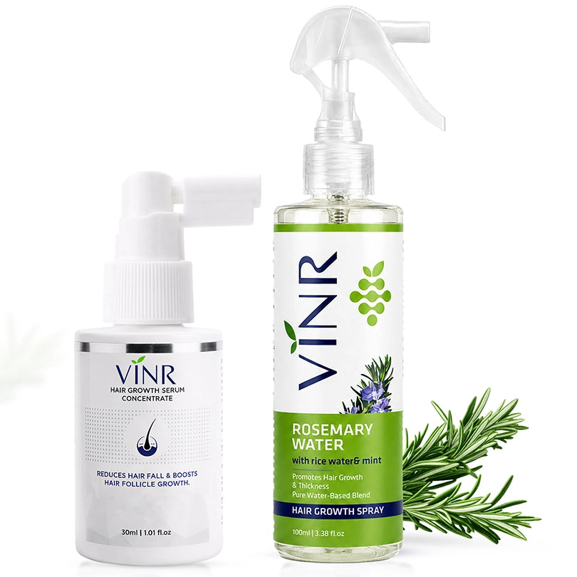VINR Hair Serum + Hair Spray Combo | Frizz Control, Shine Boost & Smooth Styling for Dry, Dull Hair