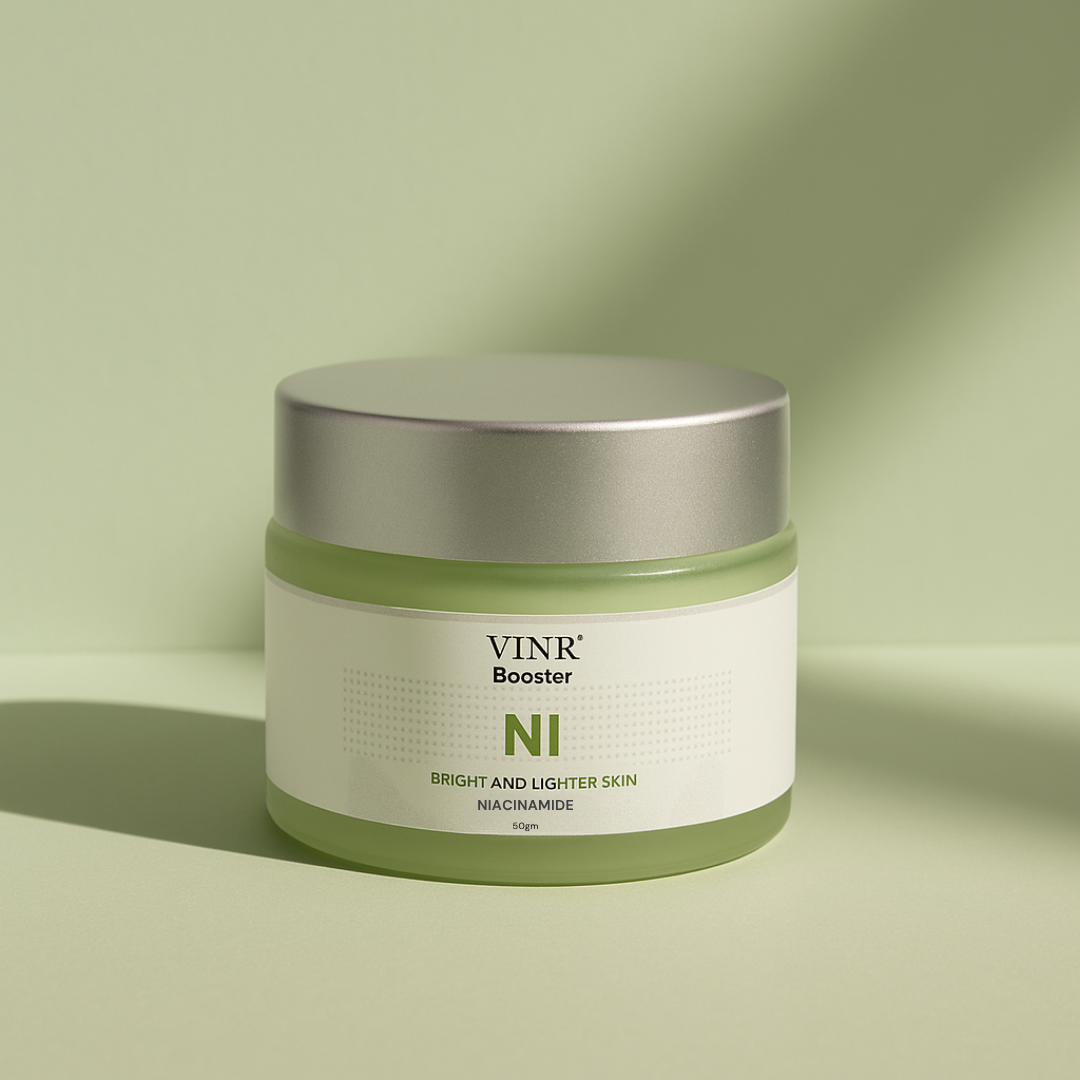 Vinr 10% Niacinamide Face Booster | Fades Acne Marks & Controls Oil | Calms & Brightens Skin | 50 gm