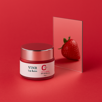 Vinr Vitamin C Lip Balm SPF | Brightens, Repairs & Protects Lips | With Hyaluronic Acid & Grape Seed Oil | 15 gm