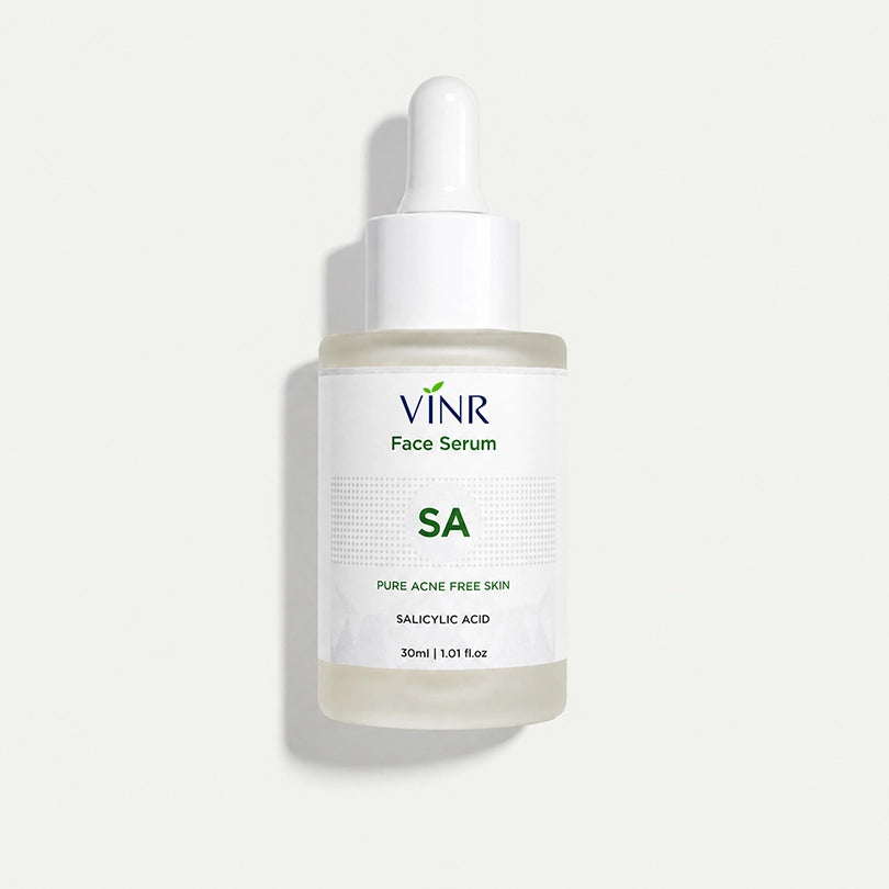 Vinr 2% Salicylic Acid & 5% Niacinamide Serum | Fights Acne & Blackheads | Unclogs Pores | Oil Control | 30 ml