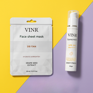 Vinr Sun Defense Combo | Sun Protection & Tan Removal | Hydrates & Brightens Skin | Suitable for All Skin Types