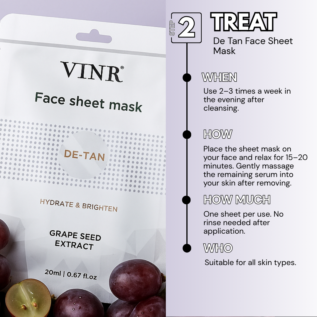 Vinr Sun Defense Combo | Sun Protection & Tan Removal | Hydrates & Brightens Skin | Suitable for All Skin Types