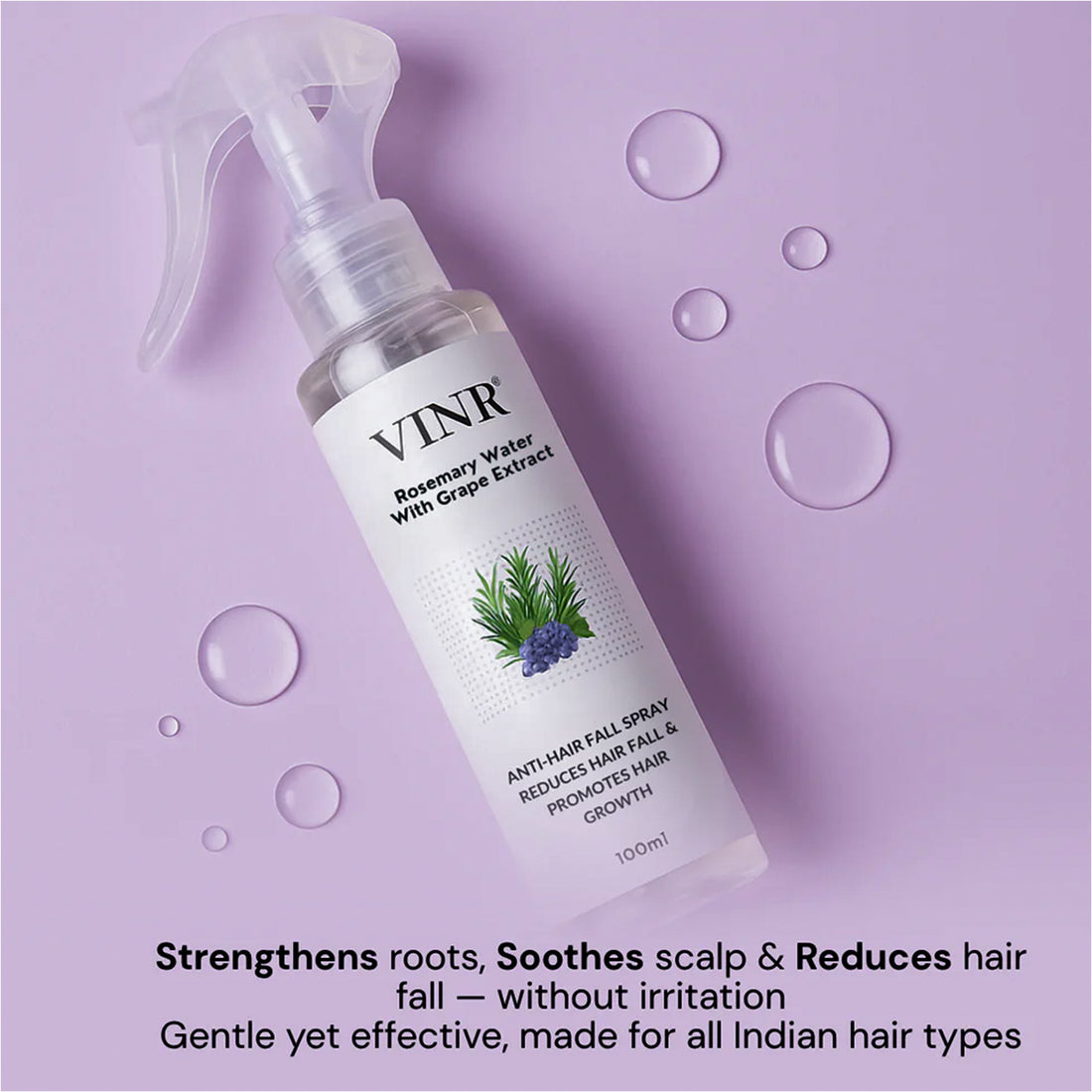 Four bottles of Vinr Rosemary spray
