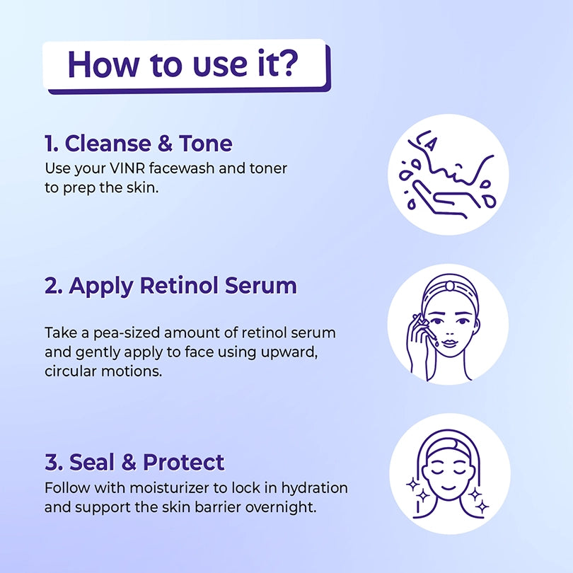 Vinr 1% Retinol & Peptide Face Serum | 30 ml