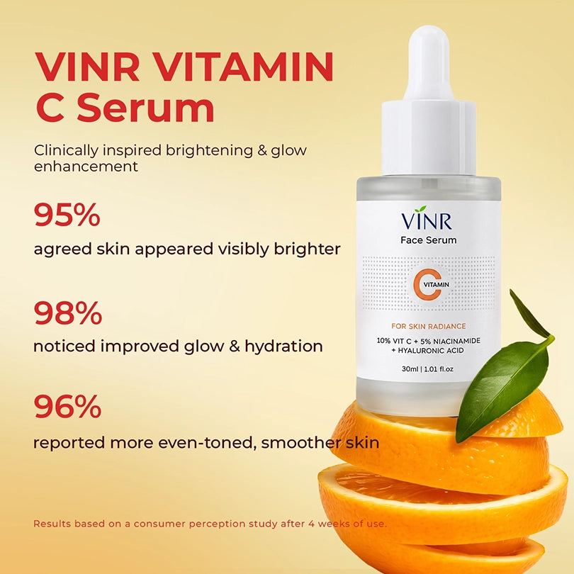 Vinr 10% Vitamin C, 5% Niacinamide Face Serum | 30 ml