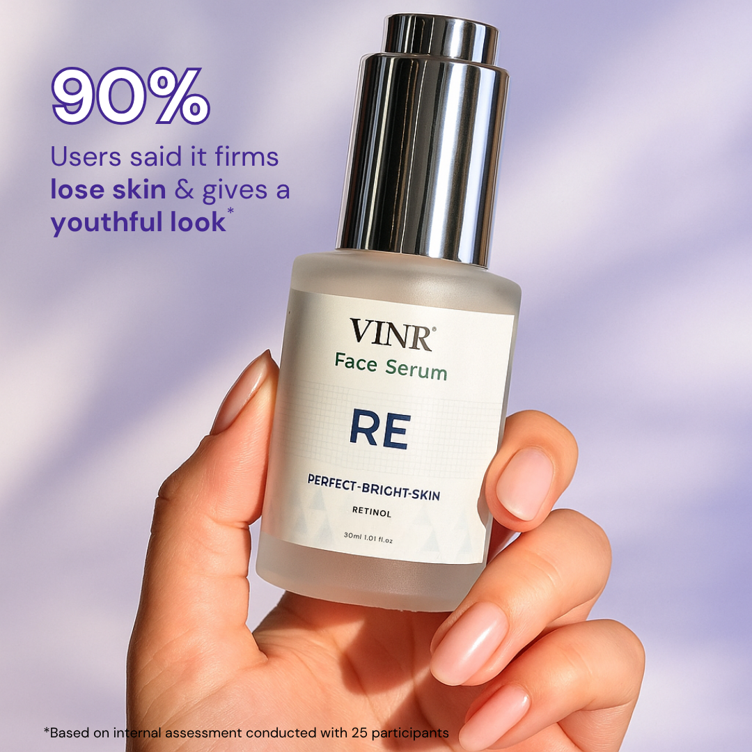 Vinr 1% Retinol & Peptide Repair Serum | Reduces Fine Lines & Wrinkles | Smoothens Texture | Suitable for Night Use | 30 ml