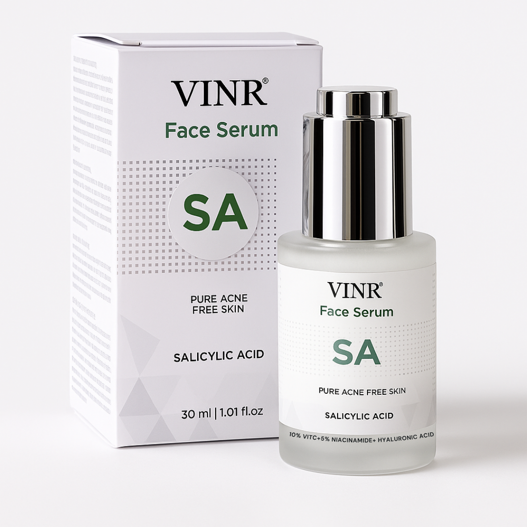 Vinr 2% Salicylic Acid & 5% Niacinamide Serum | Fights Acne & Blackheads | Unclogs Pores | Oil Control | 30 ml