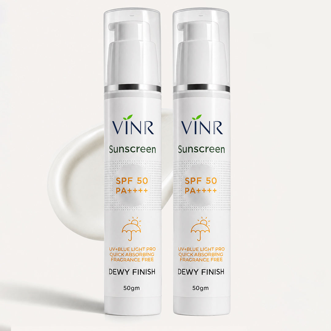 Vinr Dewy Sunscreen SPF 50++++ | 50 gm