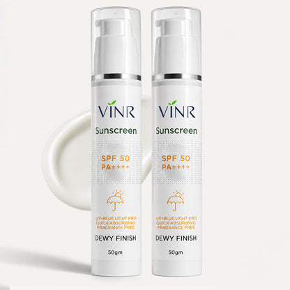 Vinr Dewy Sunscreen SPF 50++++ | 50 gm