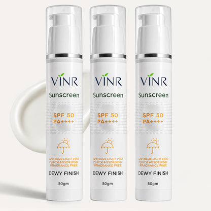 Vinr Dewy Sunscreen SPF 50++++ | 50 gm