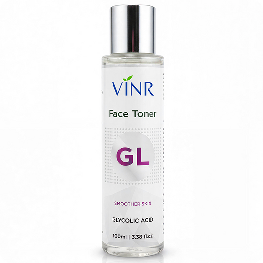 VINR Glycolic Acid Face Toner 100ml – GL Smoother Skin daily toner for skin texture refinement and brightness