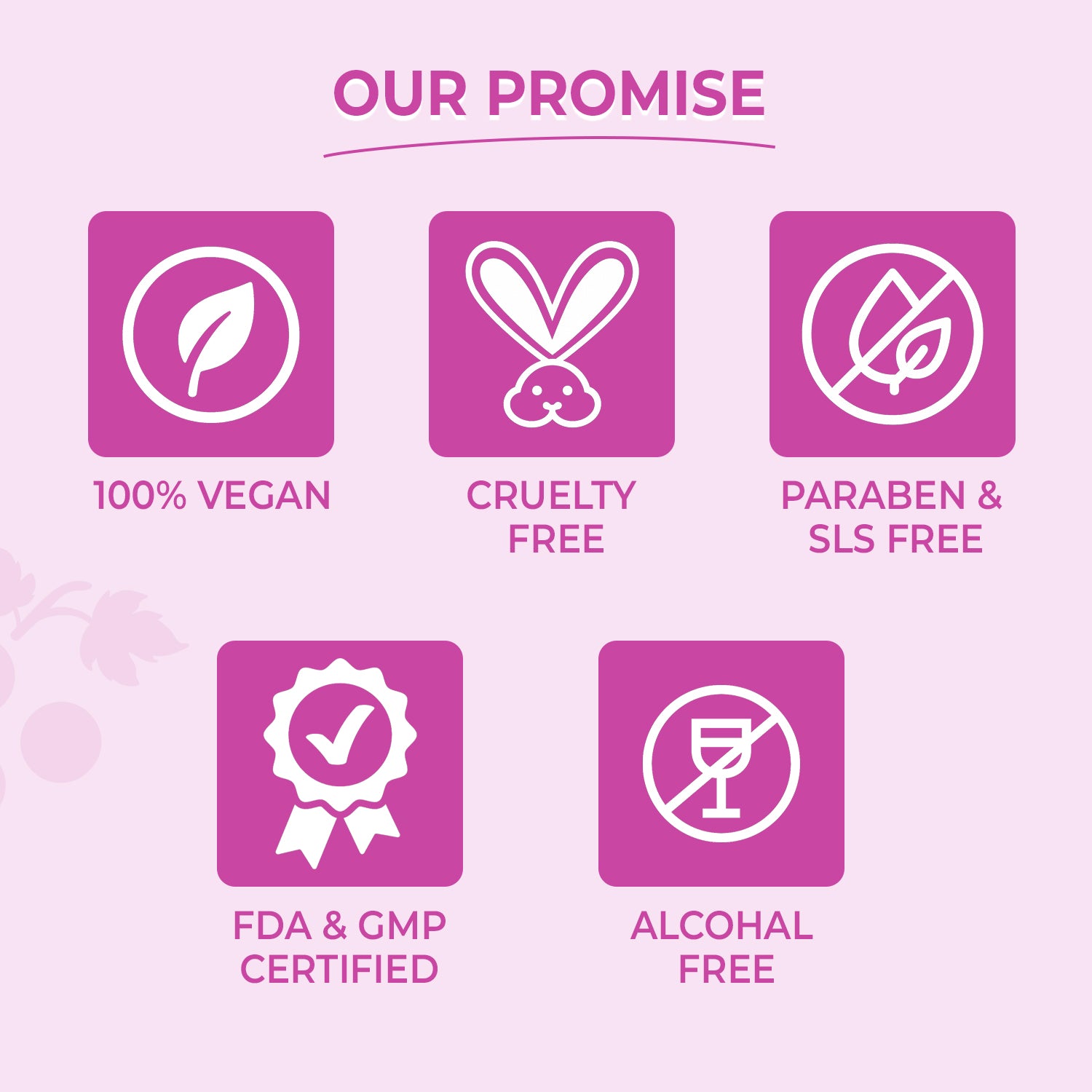 Our Promise badges
VINR Glycolic Acid Toner – 100% vegan, cruelty-free 