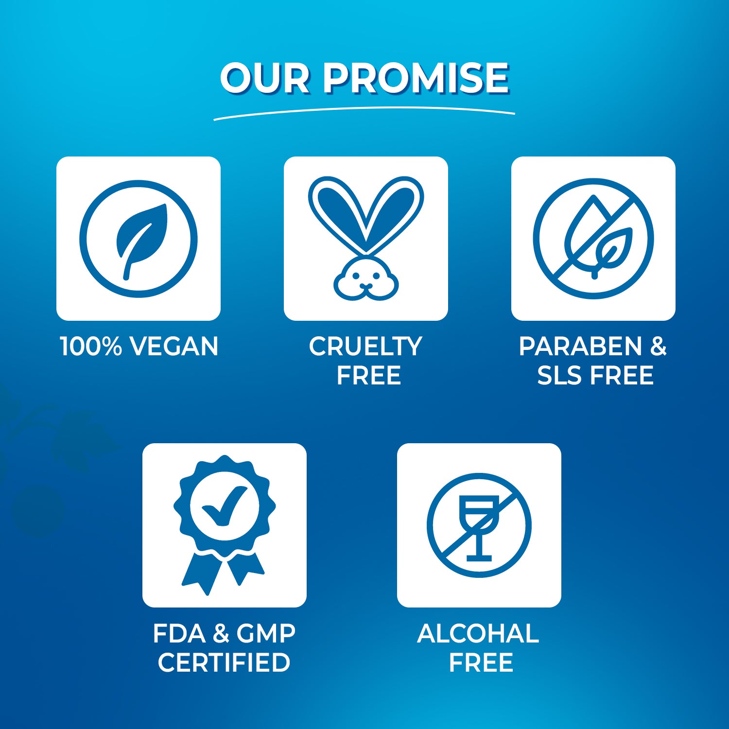 VINR Hair Serum certifications—100% vegan, paraben-free, FDA- and GMP-certified, and cruelty-free