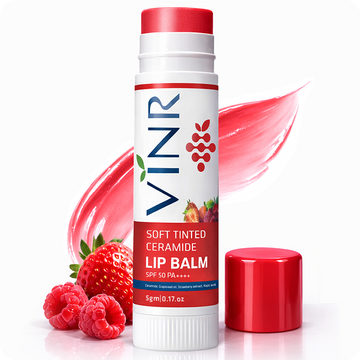 VINR Soft Tinted Ceramide Lip Balm SPF 50 PA++++