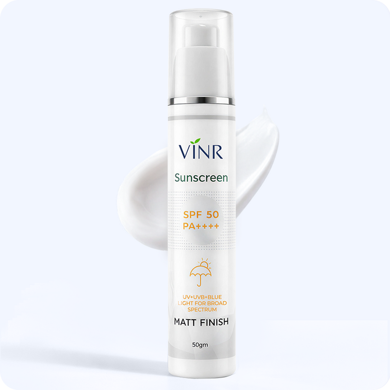 Vinr SPF 50 PA++++ Matt Finish Sunscreen | 50 gm