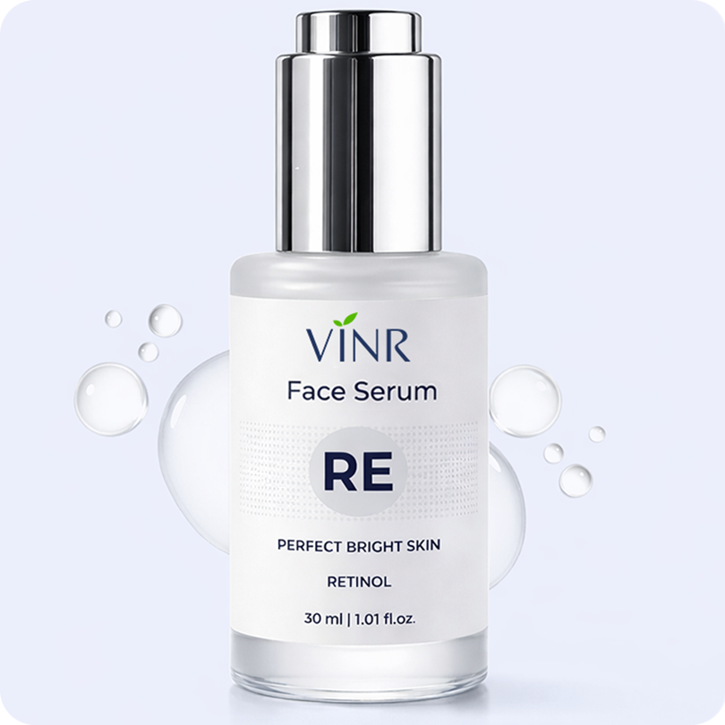 Vinr 1% Retinol & Peptide Face Serum | Reduces Fine Lines & Wrinkles | Smoothens Texture | Suitable for Night Use | 30 ml