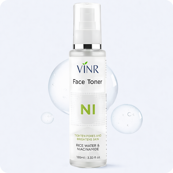 VINR NI Rice Water and Niacinamide Face Toner bottle – lightweight daily toner for pore tightening and skin clarity
