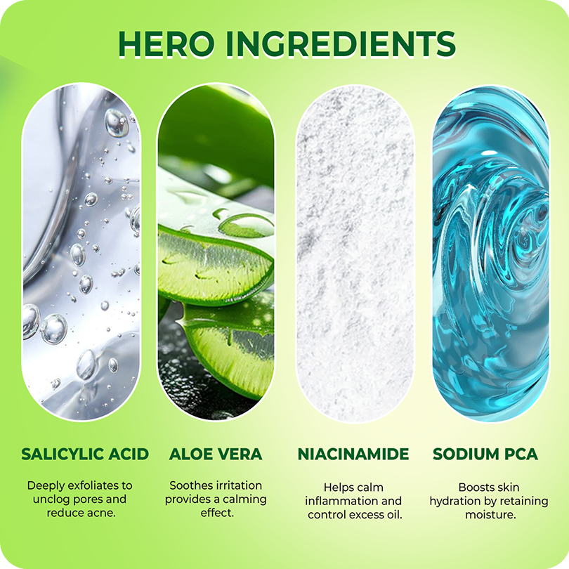 Vinr 2% Best Salicylic Acid Face Cleanser | Fights Acne & Blackheads | Deep Cleansing Facewash for Oily Skin | 100 ml