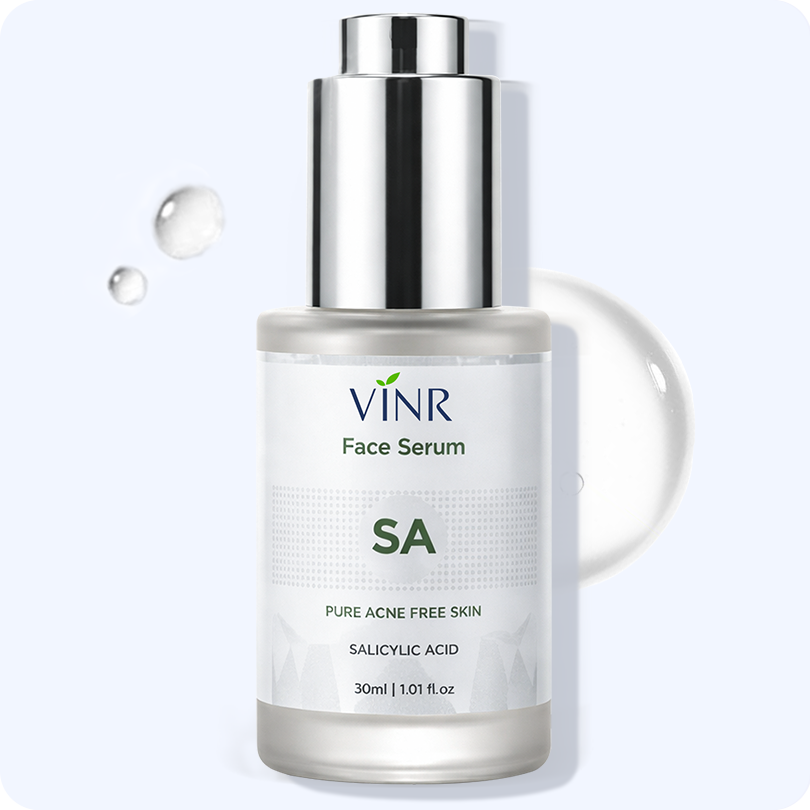 Vinr 2% Salicylic Acid & 5% Niacinamide Serum | Fights Acne & Blackheads | Unclogs Pores | Oil Control | 30 ml