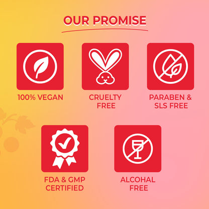 VINR Vitamin C Face Wash – Paraben and SLS free, non-comedogenic, FDA and GMP certified, cruelty free, 100% vegan