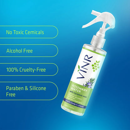 Vinr Rosemary Water Hair Spray with Grape Seed Extract | 100 ml
