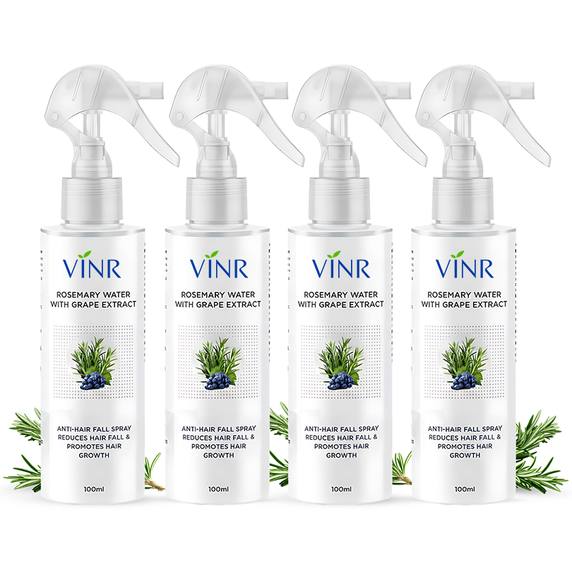 Vinr Rosemary Water Hair Spray with Grape Seed Extract | Reduces Hair Fall | Boosts Growth & Scalp Health | 100 ml