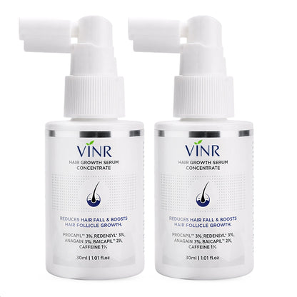 VINR Hair Serum 30ml | Procapil™ 3%, Redensyl™ 3%, Anagain™ 3%, Baicapil™ 3%, Caffeine 1%