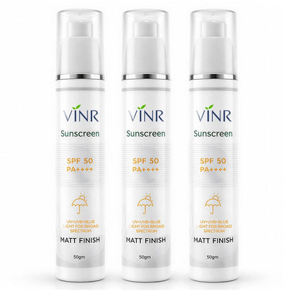 Vinr SPF 50 PA++++ Matt Finish Sunscreen | 50 gm