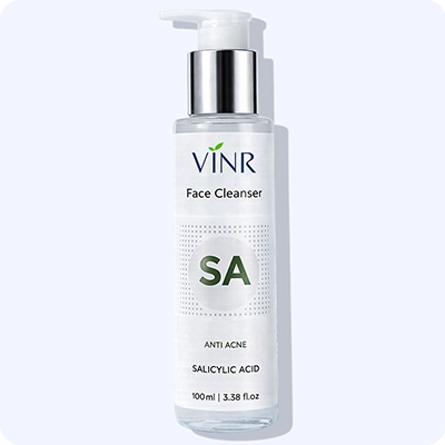 VINR 2% Salicylic Acid Face Cleanser 100 ml—best face wash for acne, blackheads, and oily skin