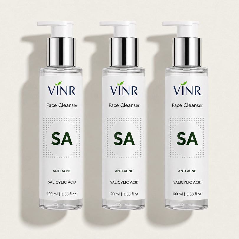 Vinr 2% Best Salicylic Acid Face Cleanser | Fights Acne & Blackheads | Deep Cleansing Facewash for Oily Skin | 100 ml