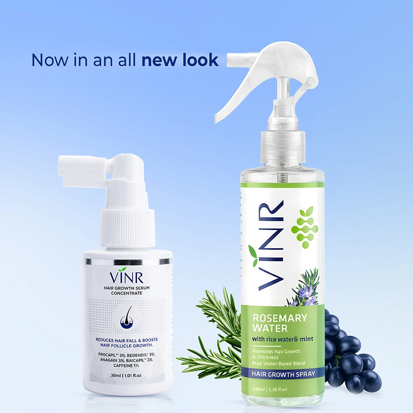 VINR Hair Serum + Hair Spray Combo | Frizz Control, Shine Boost & Smooth Styling for Dry, Dull Hair